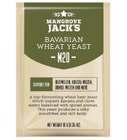 Дрожжи Mangrove Jacks Bavarian Wheat Yeast M20, 10 г, для пива верхового брожения (пшеничное)