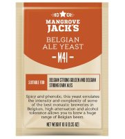 Дрожжи Mangrove Jacks Belgian Ale M41, 10 г, для пива верхового брожения