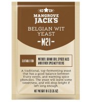 Дрожжи Mangrove Jacks BELGIAN WIT M21, 10 г, для пива верхового брожения