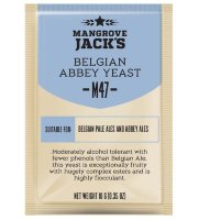 Дрожжи Mangrove Jacks BELGIAN ABBEY M47, 10 г, для пива верхового брожения
