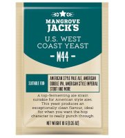 Дрожжи Mangrove Jacks US West Coast Yeast M44, 10 г, для пива верхового брожения