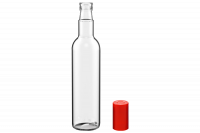 Бутылка водочная гуала с пробкой 0,5 л